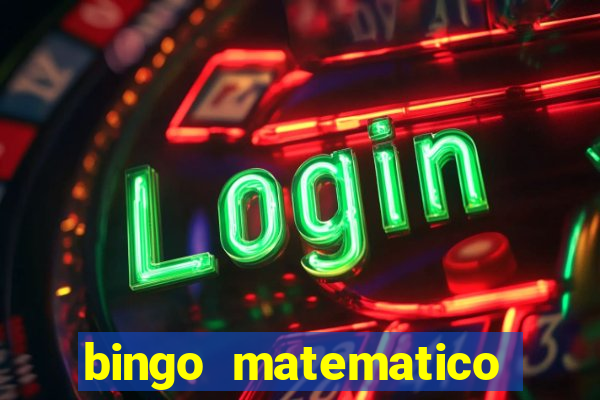 bingo matematico para ensino medio